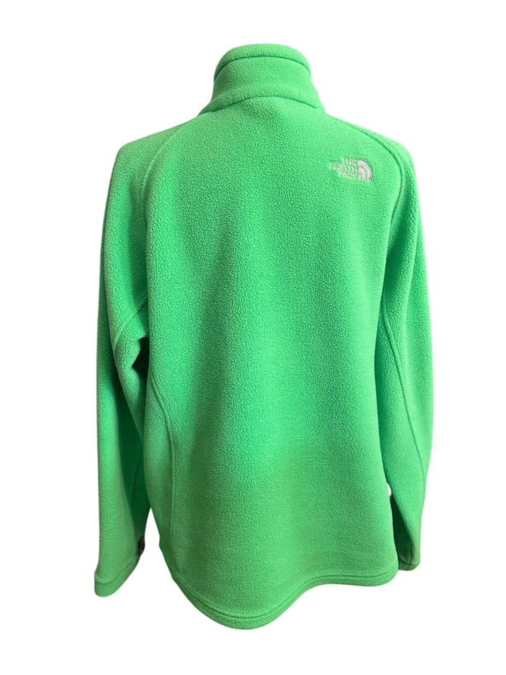 The North Face Jacket Women XL Green Fleece Full Zip Coat - Picture 3 of 14